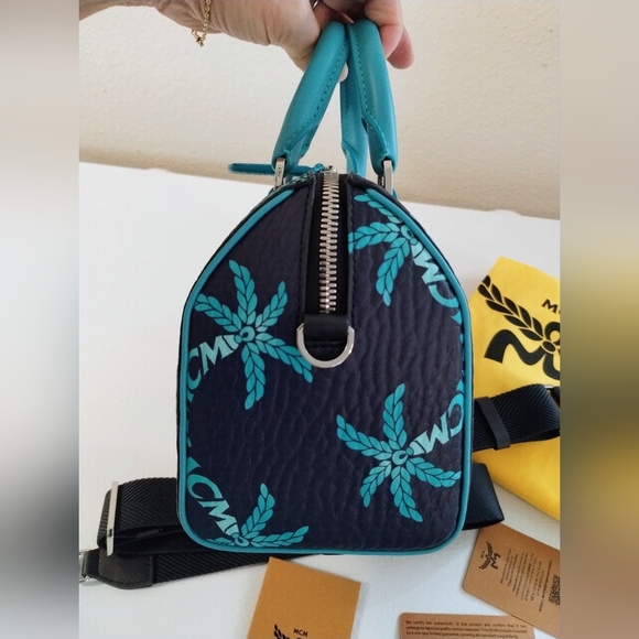 MCM Boston Bag With COA And Dustbag NWT - Picture 7 of 16